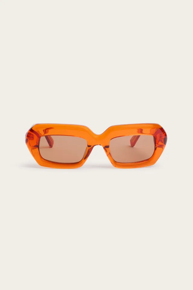 Emilio Pucci EP0245P lunettes de soleil orange marron