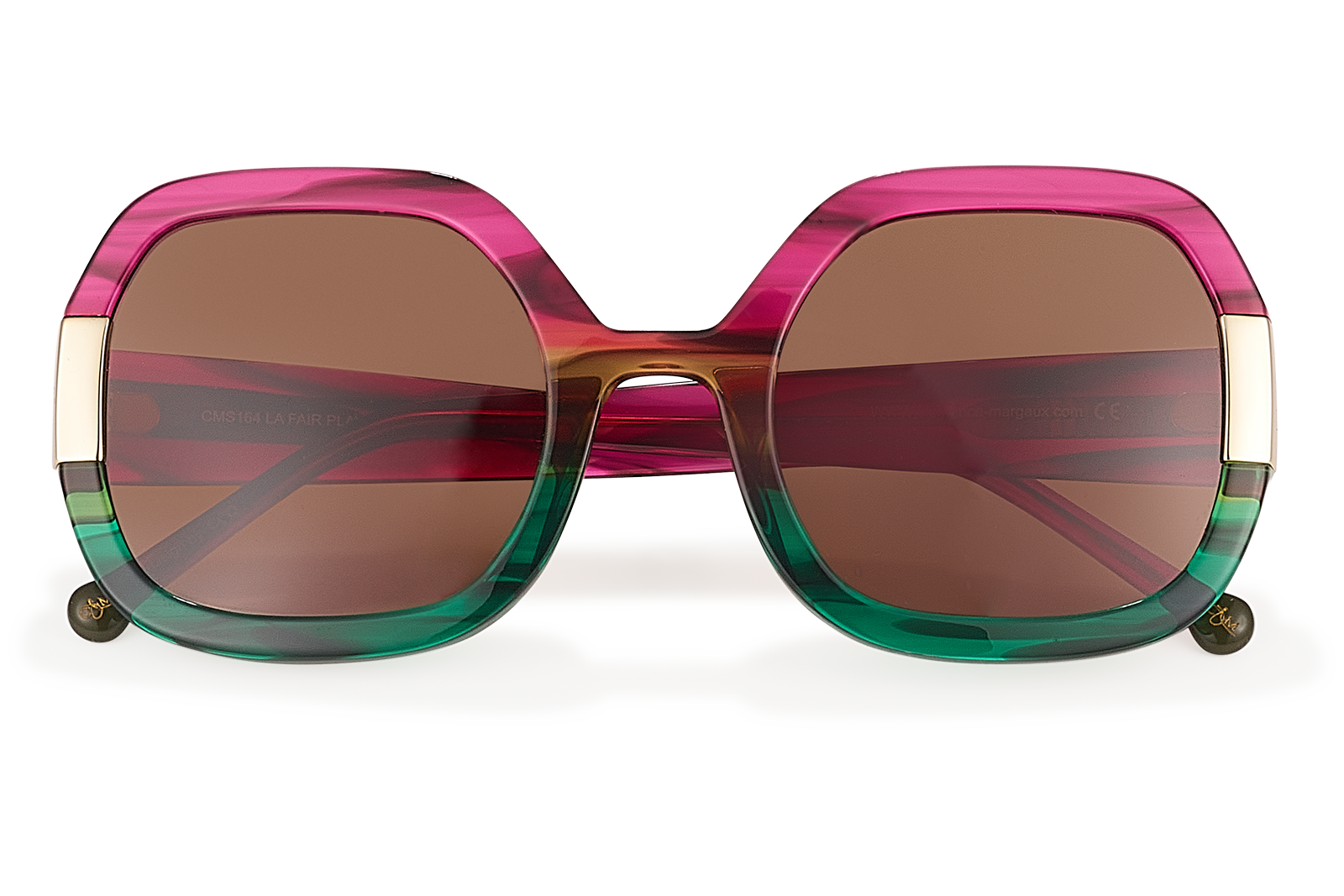 Clémence & Margaux La Fair Play lunettes de soleil Dégradé Violet & Brun