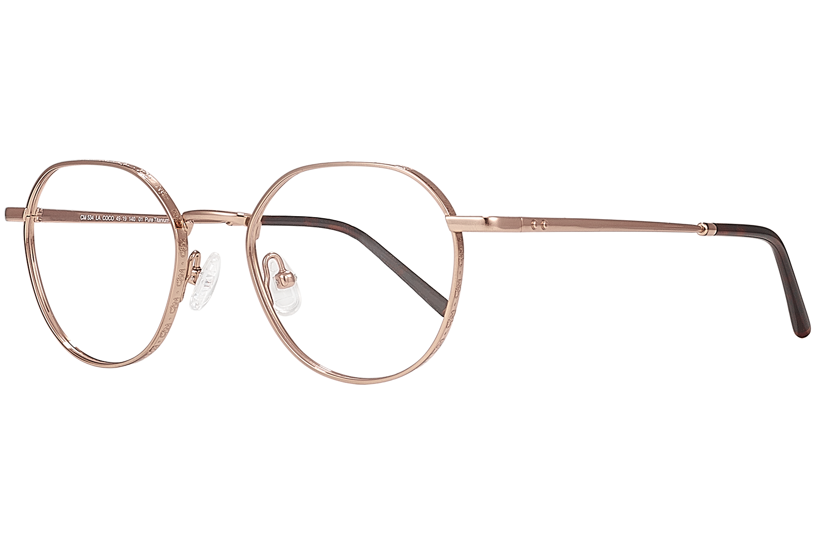 Clémence & Margaux La Coco lunettes de vue Doré hexagonale
