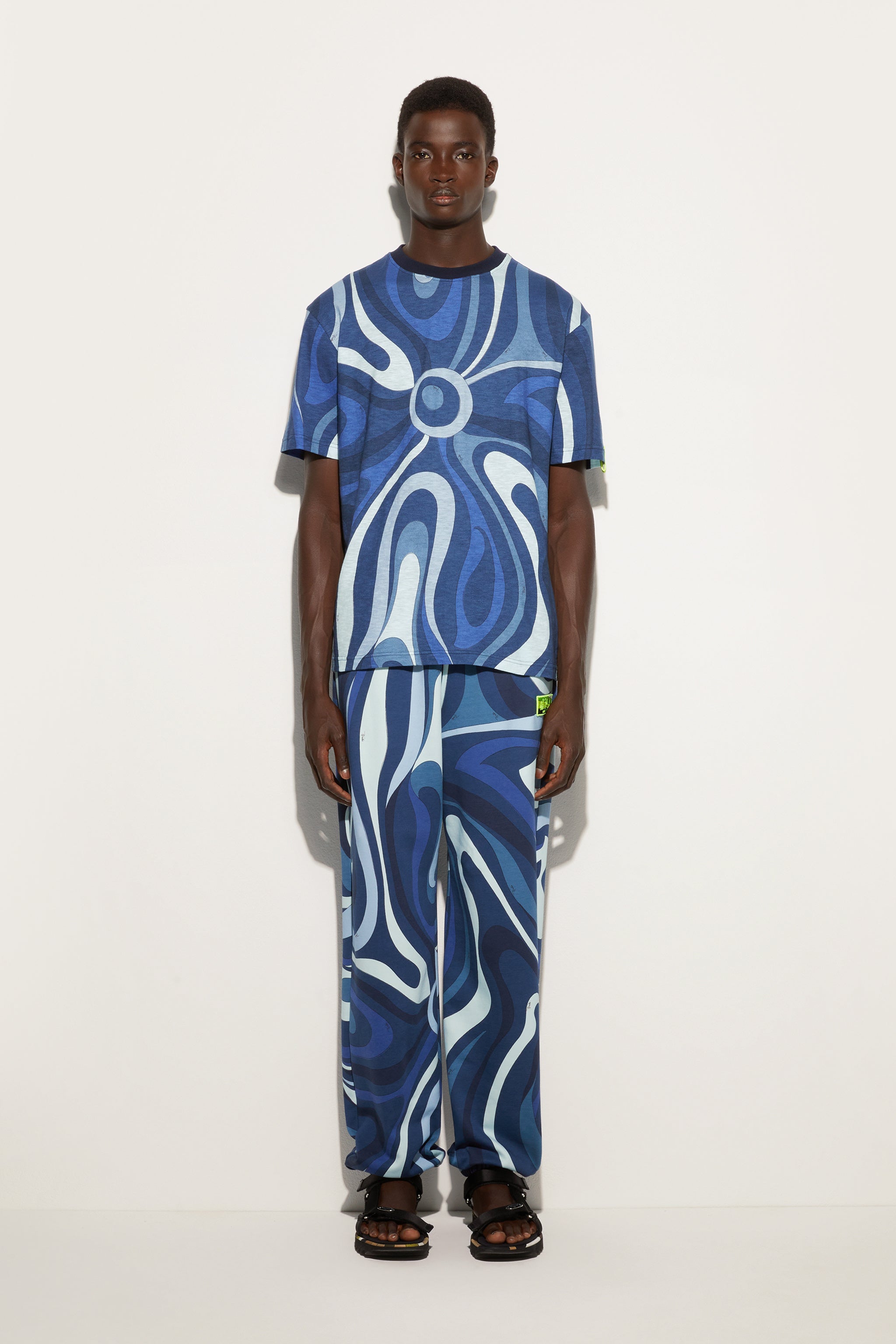 Emilio Pucci Joggers Pile pantalon indigo homme