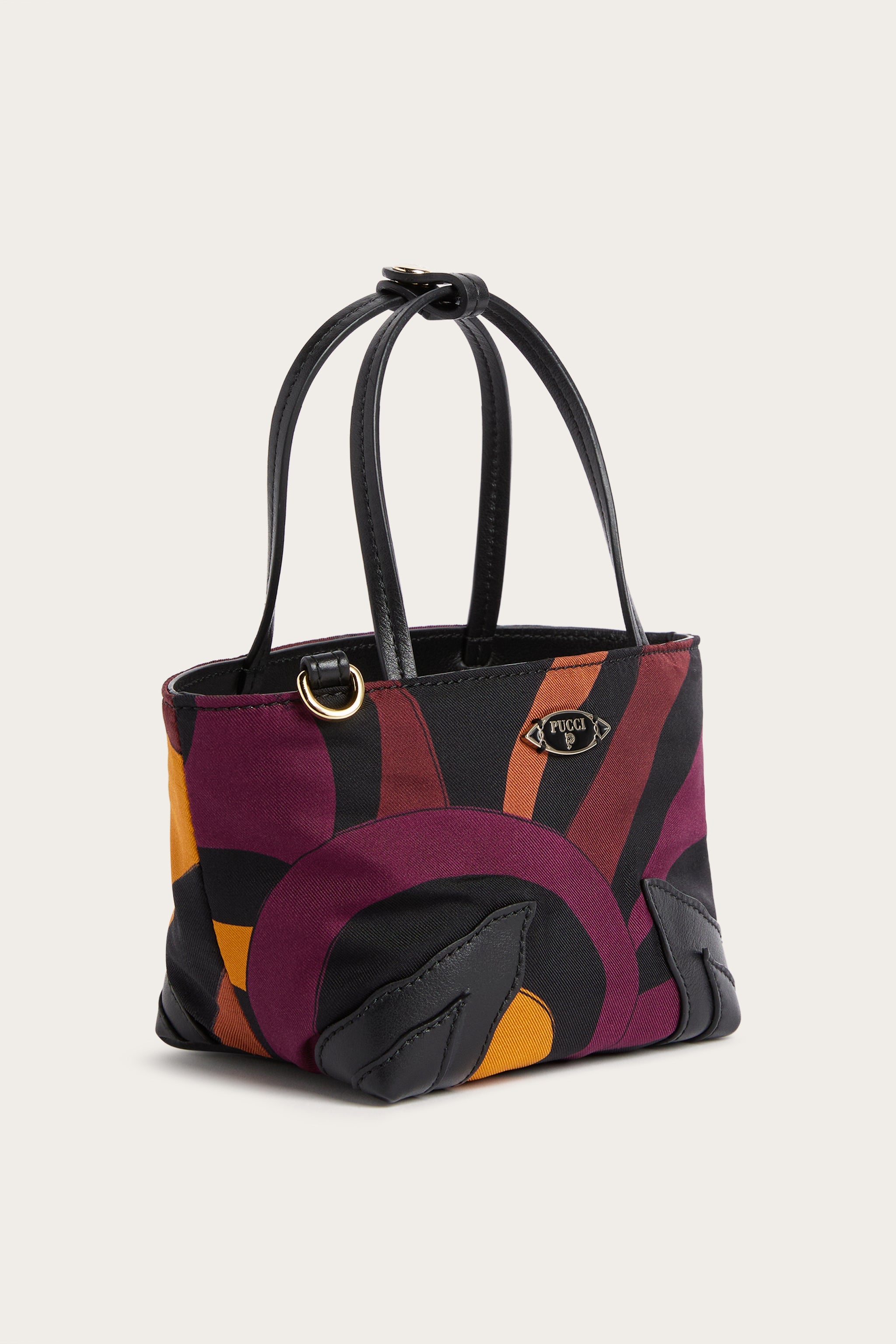 Emilio Pucci Bags Tote Palio Soie Marmo Bordeaux