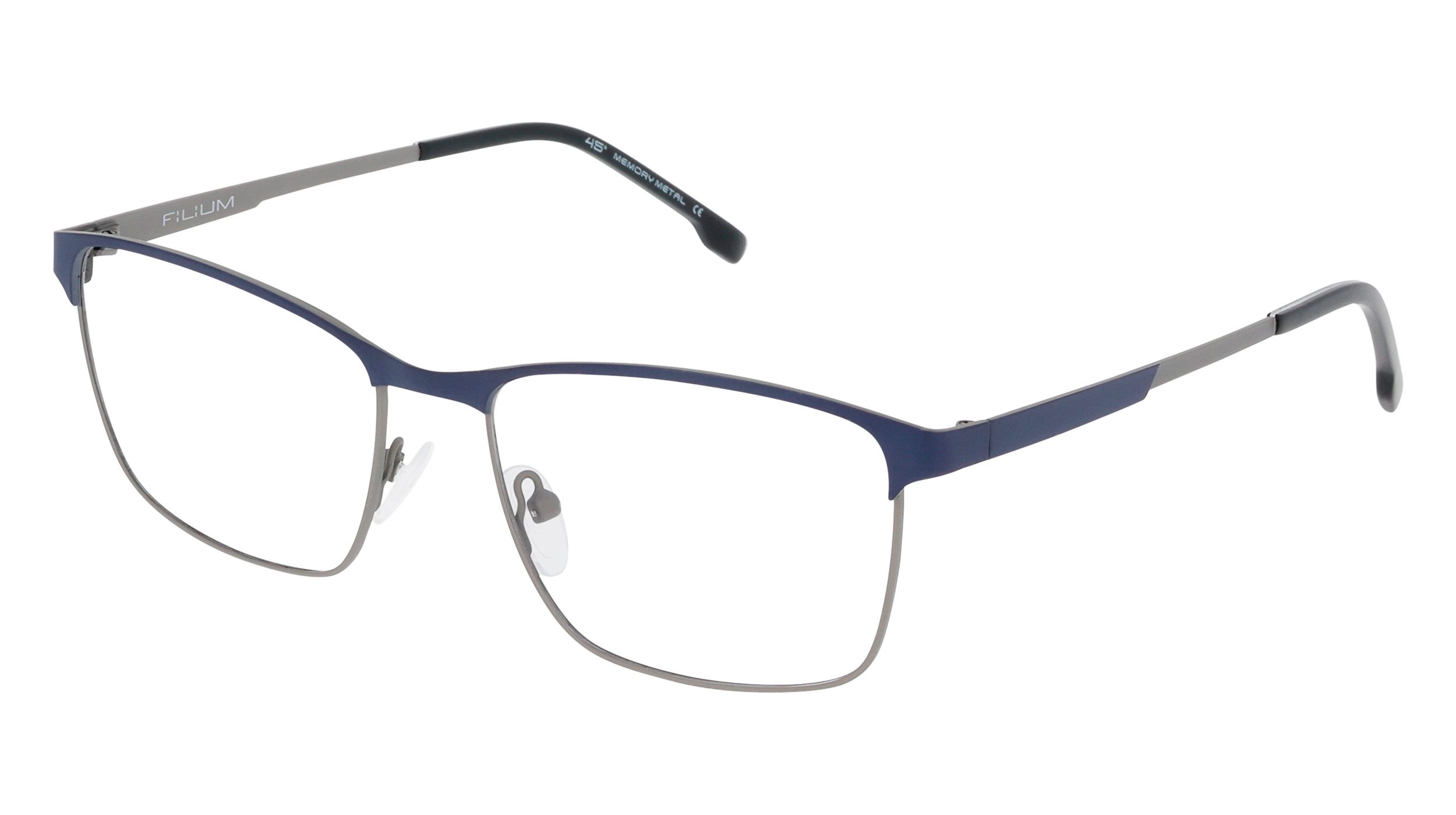 Filium FI 2509 BLGU lunettes de vue bleu métal rectangle