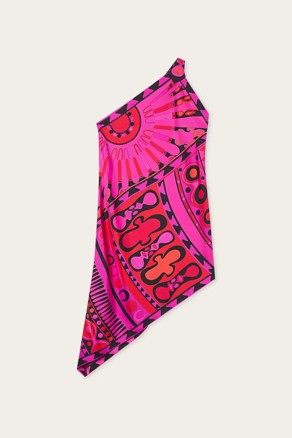 Emilio Pucci Dresses robe soie Soleil fuchsia soie