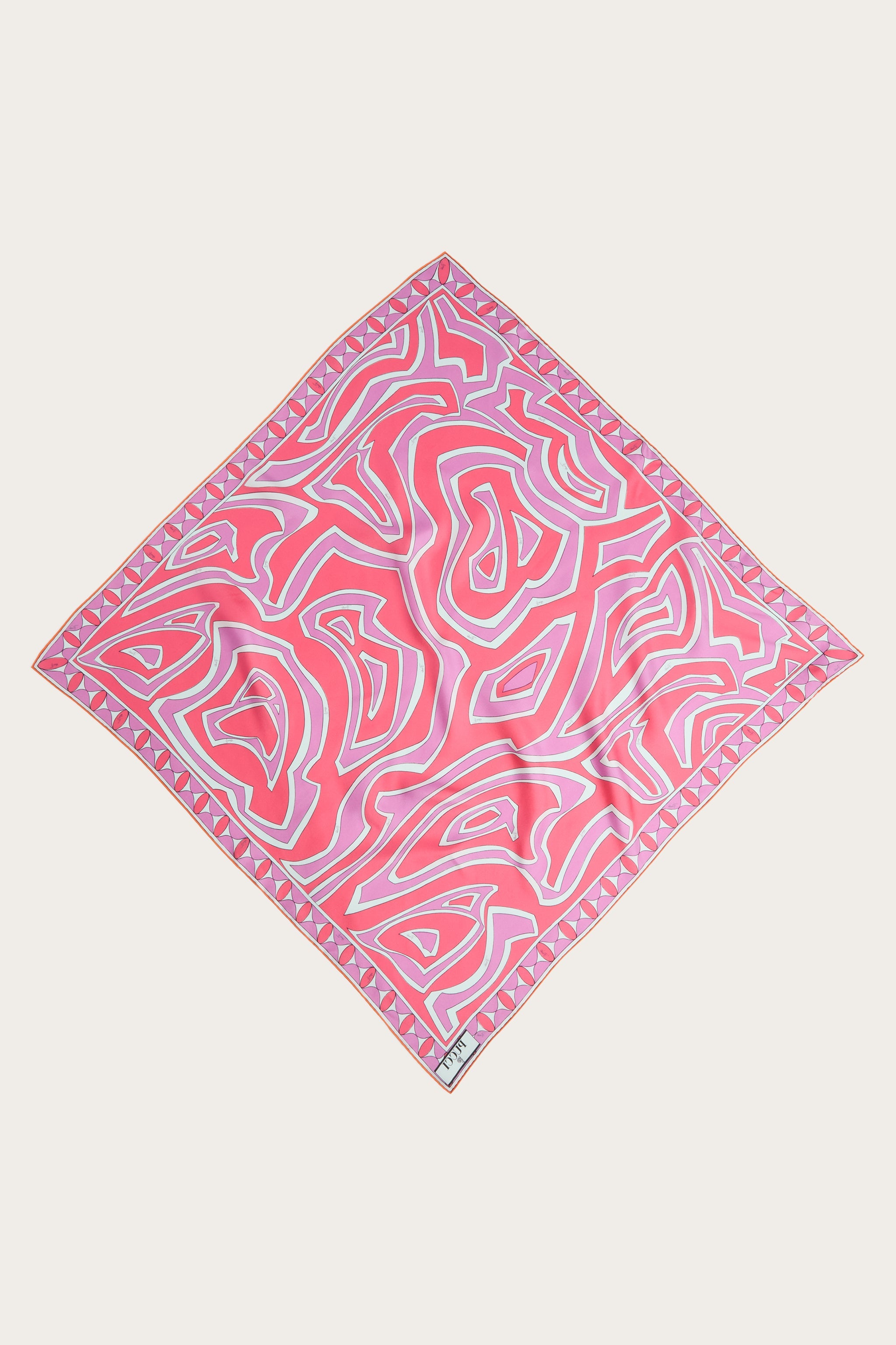 Emilio Pucci SILKS Foulard Labirinto soie multicolore 90x90