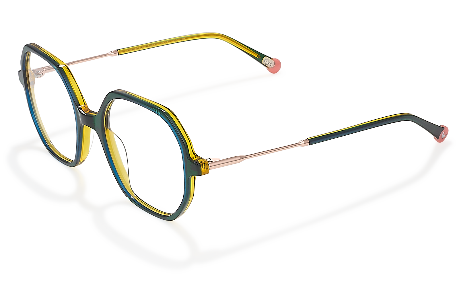 Clémence & Margaux La Fiable lunettes de vue colorée Beige & Noir