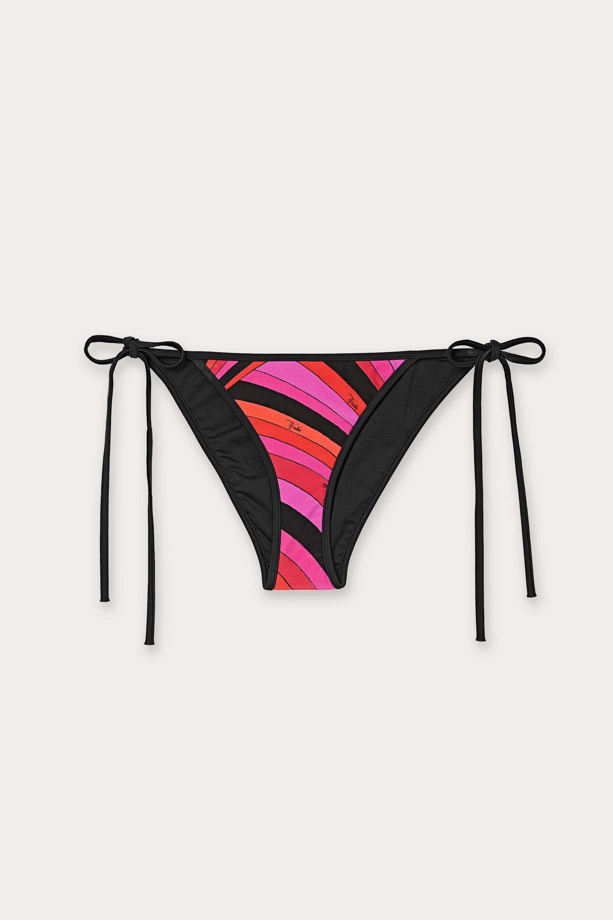 Emilio Pucci Bikini Slip Iride lycra fuchsia/noir XS