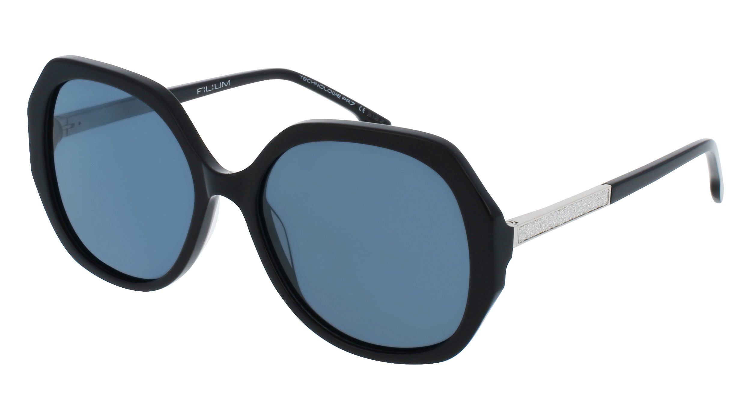 Filium FI S2305 NOIR lunettes de soleil monture cerclée ronde