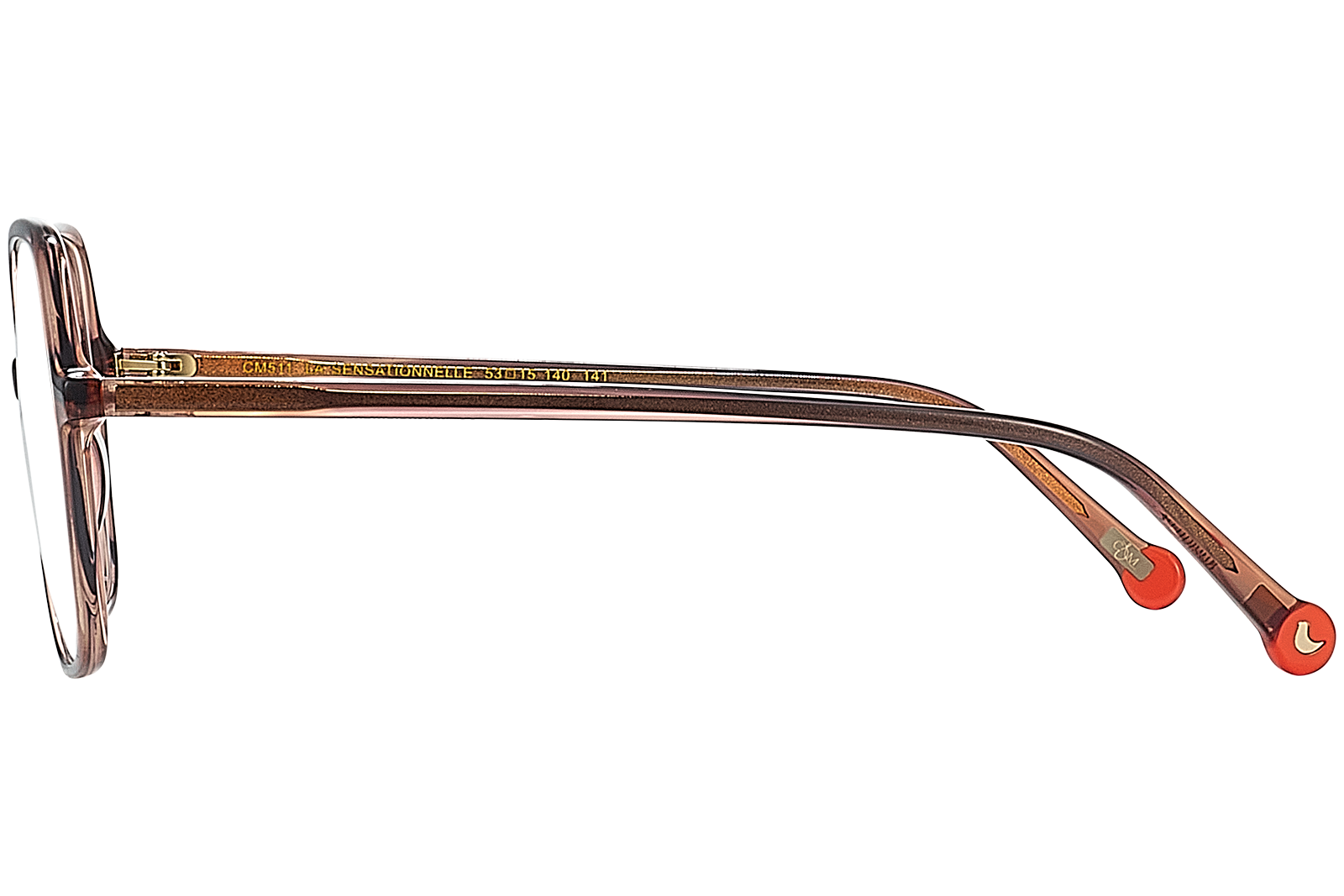 Clémence & Margaux La Sensationnelle lunettes de vue marbré carrée
