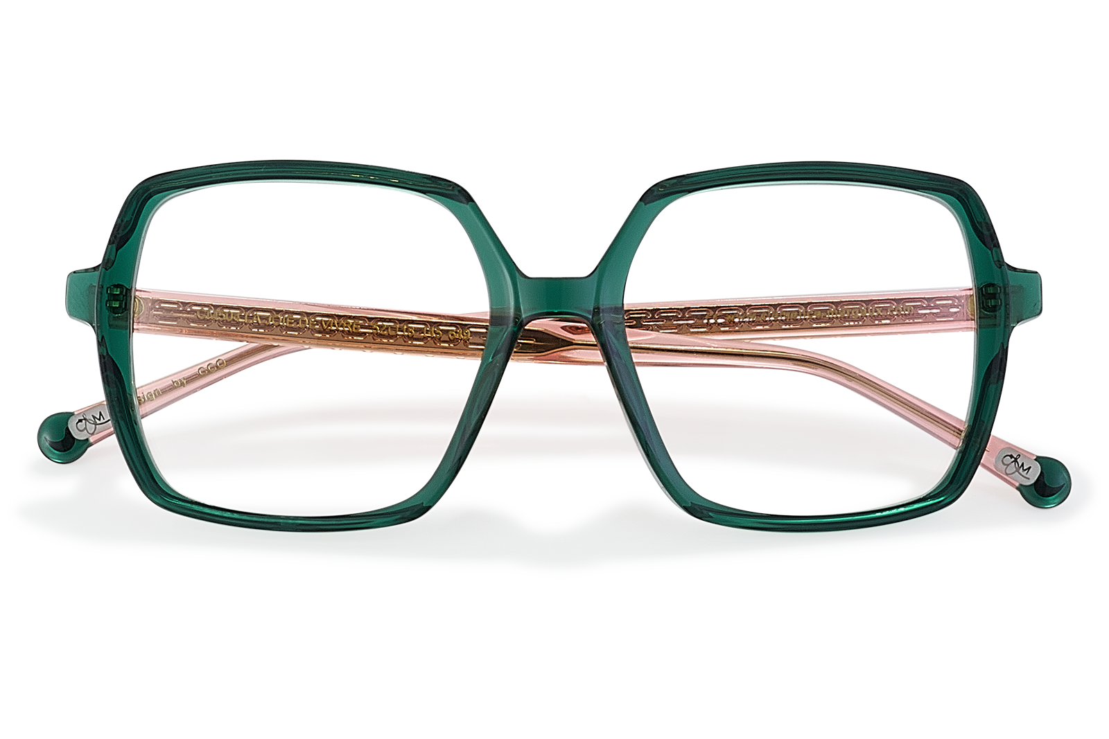 Clémence & Margaux La Joie de Vivre lunettes de vue vert carré