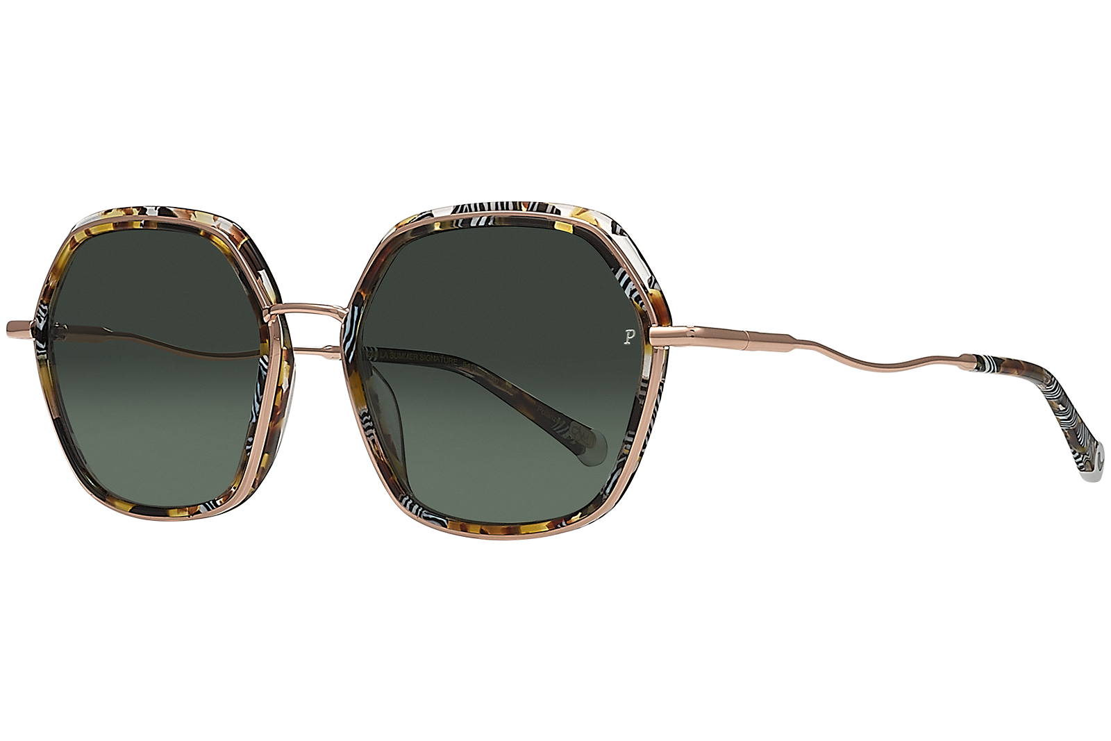 Clémence & Margaux Summer Signature lunettes de soleil Brun polarisées