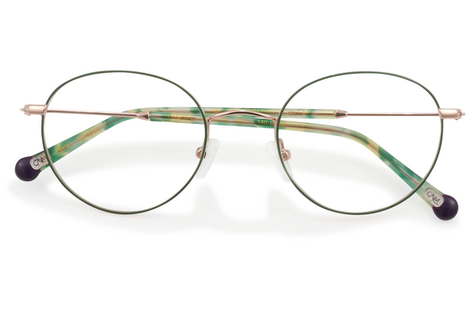 Clémence & Margaux La Pianiste lunettes de vue doré rose