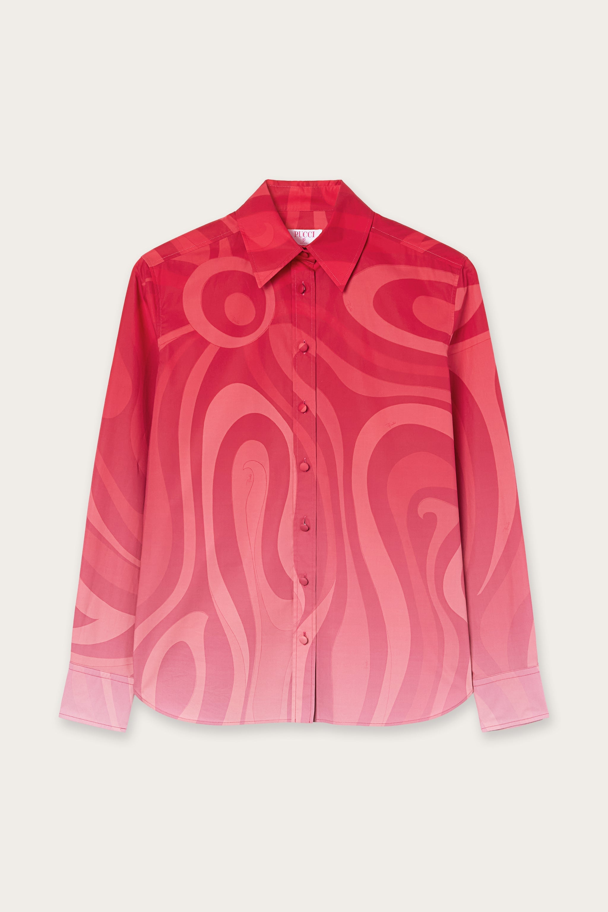 Emilio Pucci Chemise Marmo Degrade popeline ramie Marmo 38