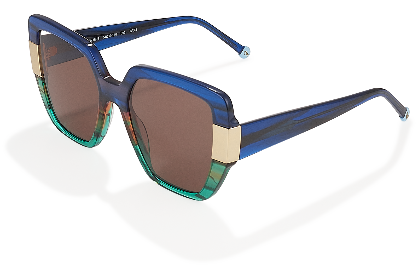 Clémence & Margaux New Hype lunettes de soleil Bleu polarisé