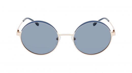 Filium FI S2205 DOBL lunettes de soleil ronde doré bleu femme