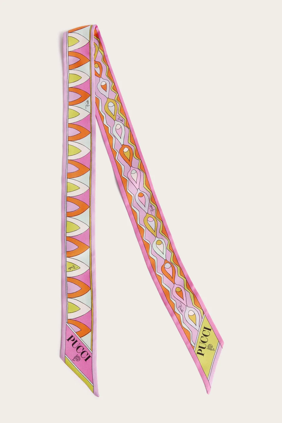 Emilio Pucci Silks bandeau soie multicolore 5x120