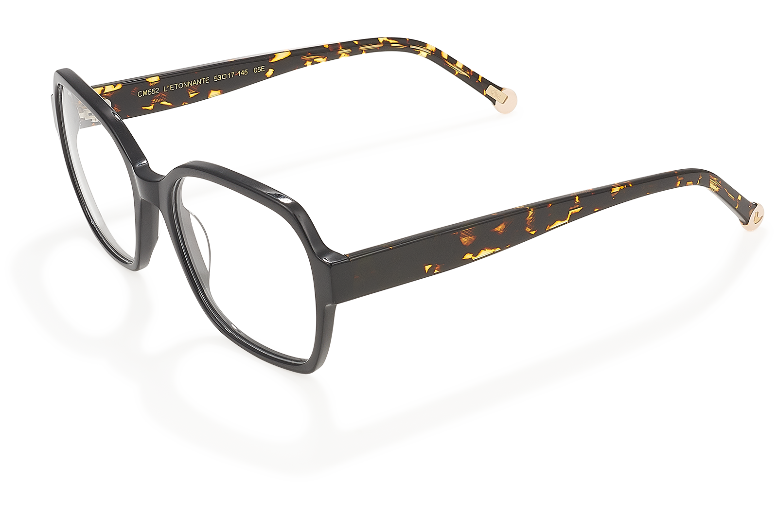 Clémence & Margaux L'Etonnante lunettes de vue Dégradé Bleu carré strass