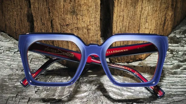 Xavier Derome Belledonne C273 monture lunettes bleu nuit