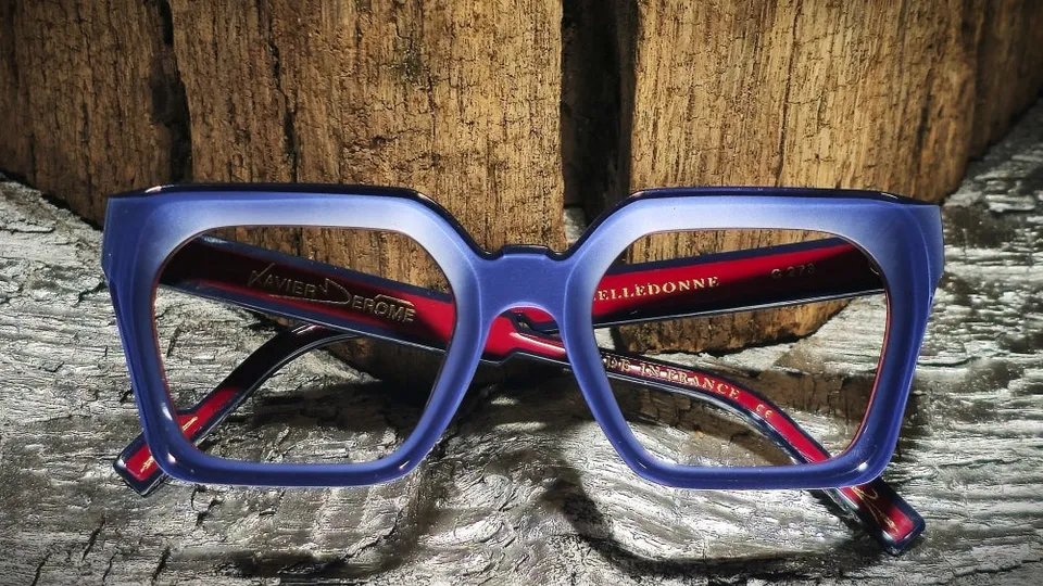 Xavier Derome Belledonne C273 monture lunettes bleu nuit