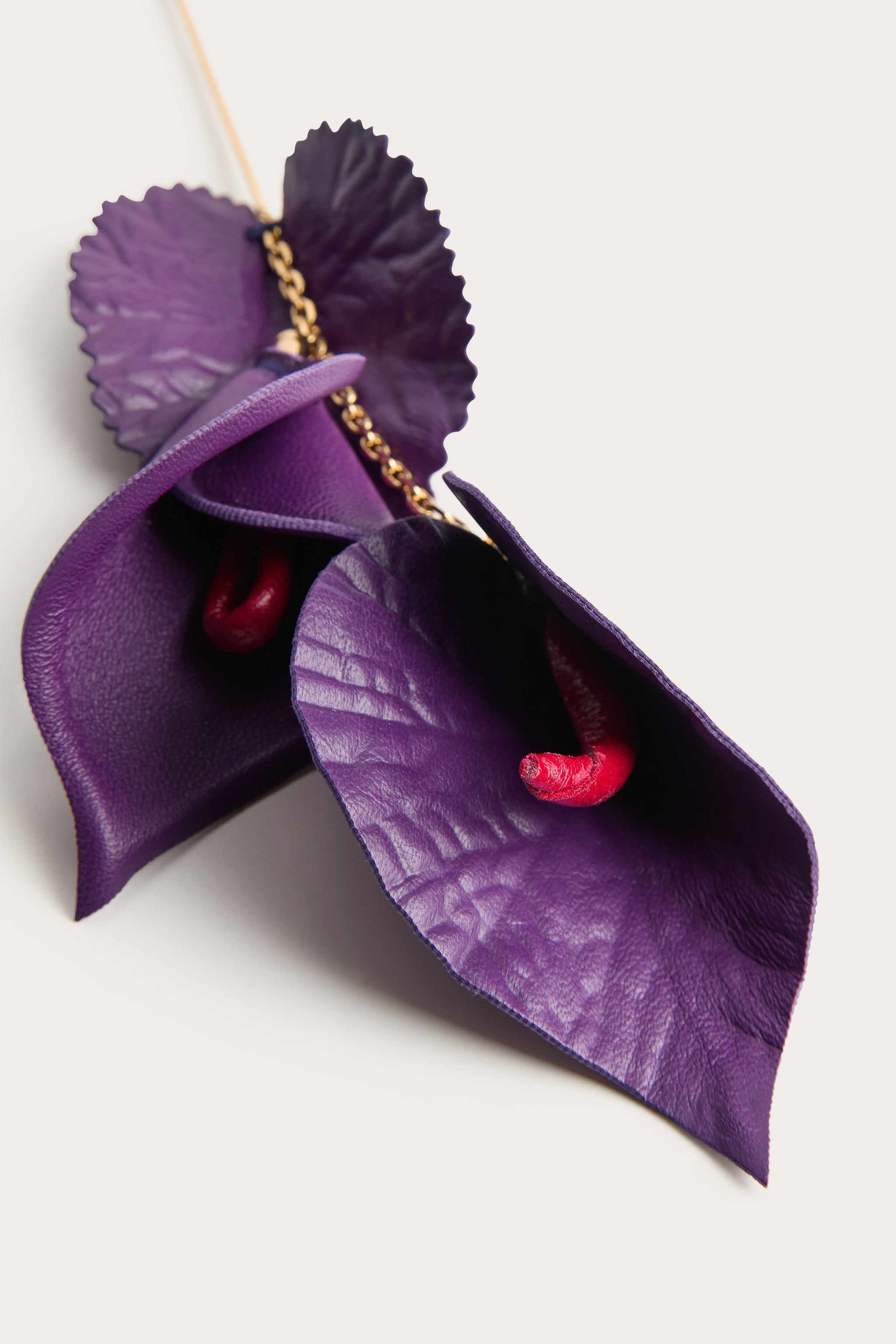 Emilio Pucci Jewellery Mono Boucle Oreille NERO/VIOLA Laiton