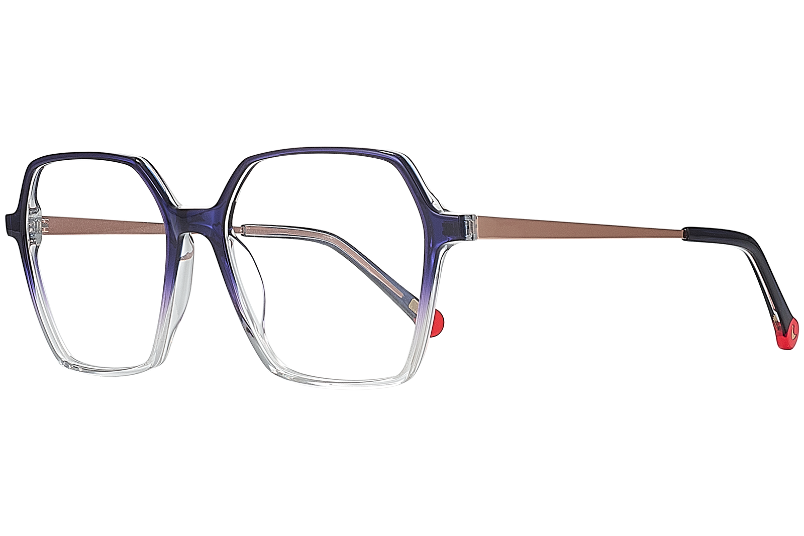 Clémence & Margaux La Bella Vista lunettes de vue Noir hexagonale