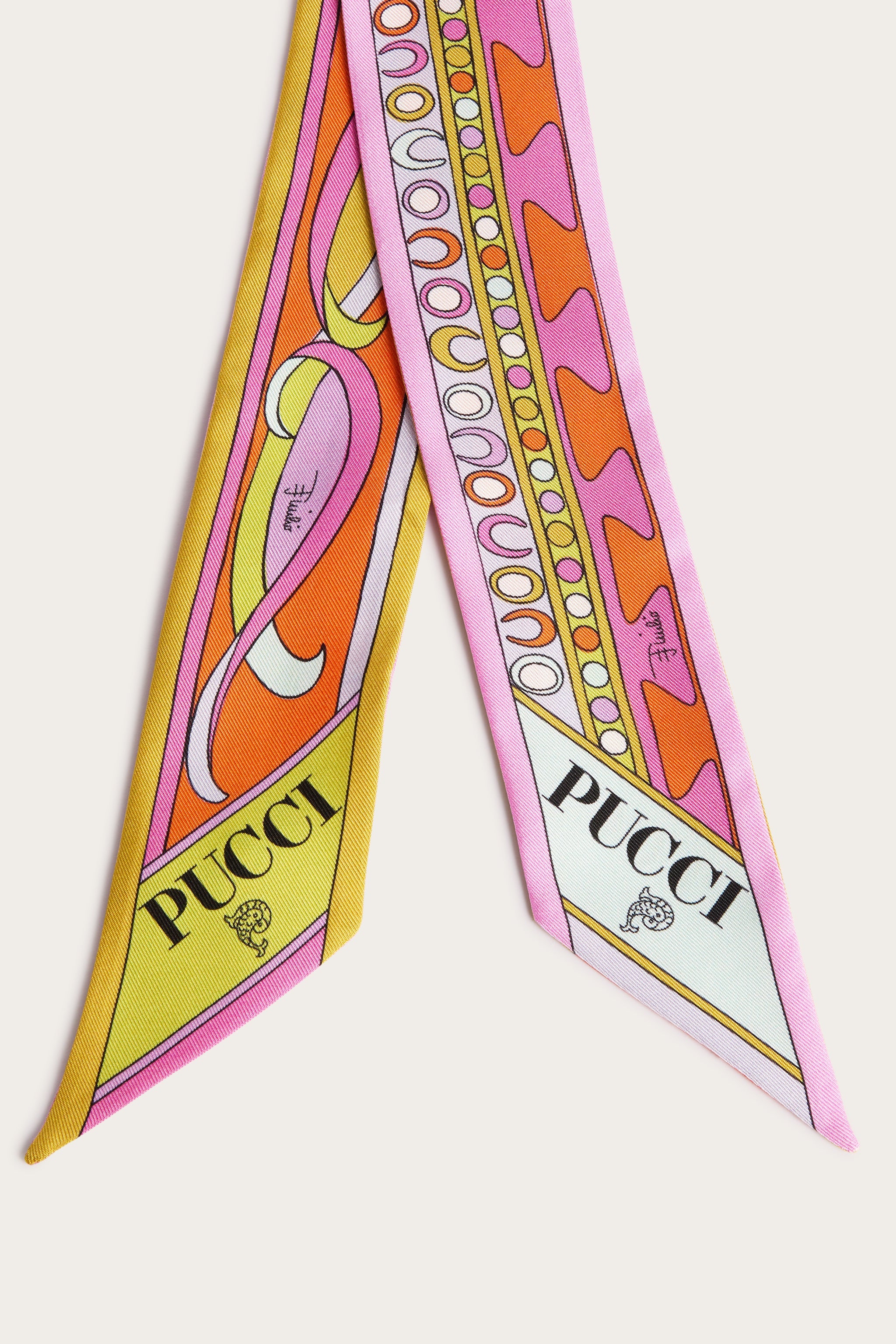 Emilio Pucci Silks bandeau soie multicolore 5x70