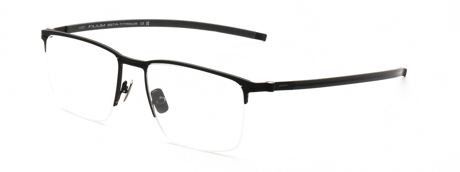 Filium FI 2621 Shanghai Noir lunettes de vue rectangle