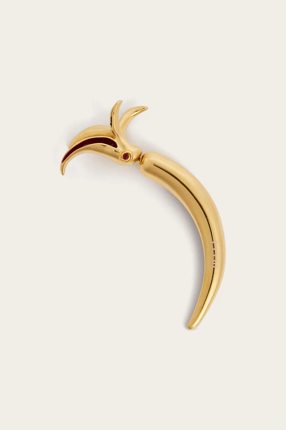 Emilio Pucci Jewellery mono boucle étoile doré