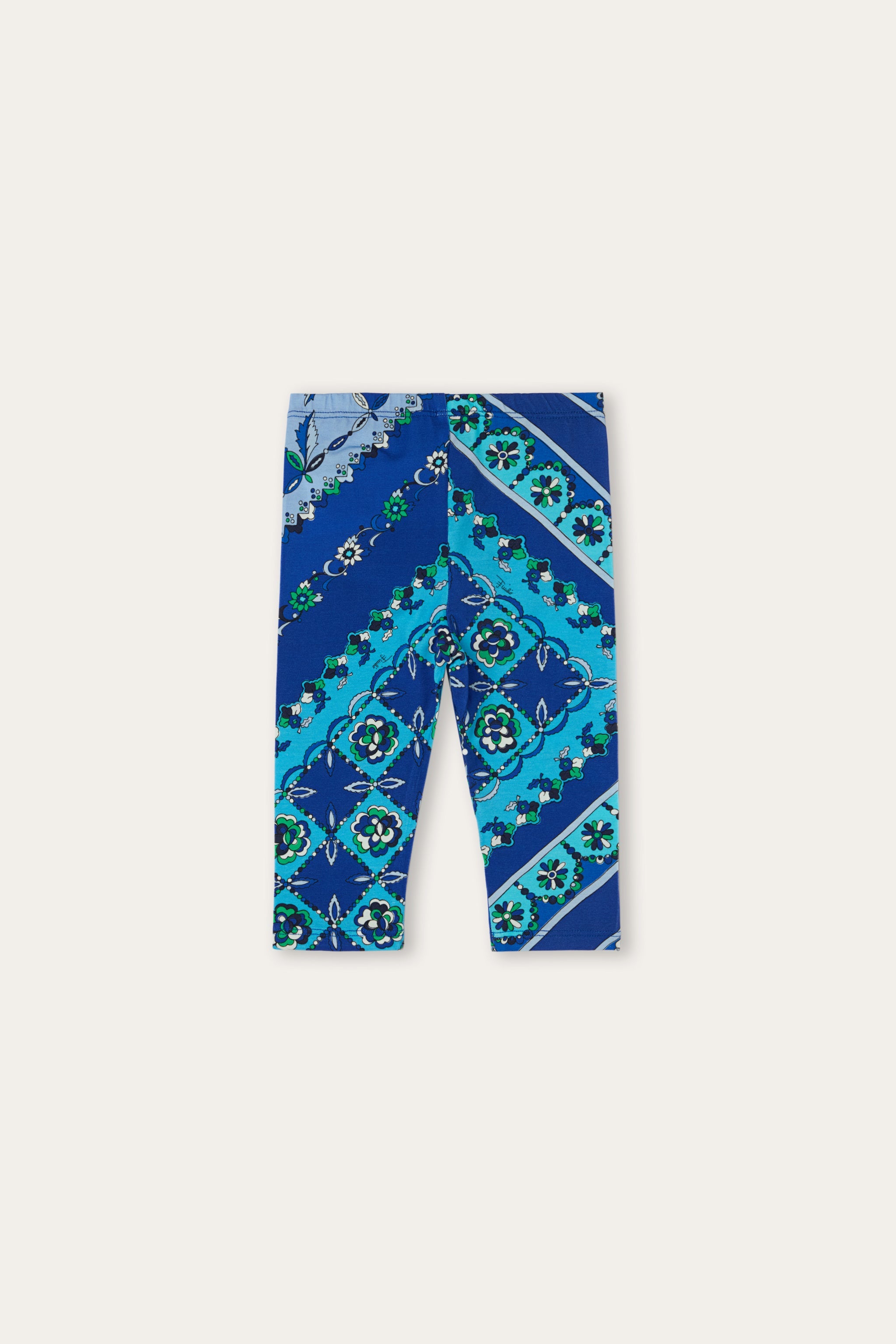 Emilio Pucci Leggings Festa legging coton bleu fille
