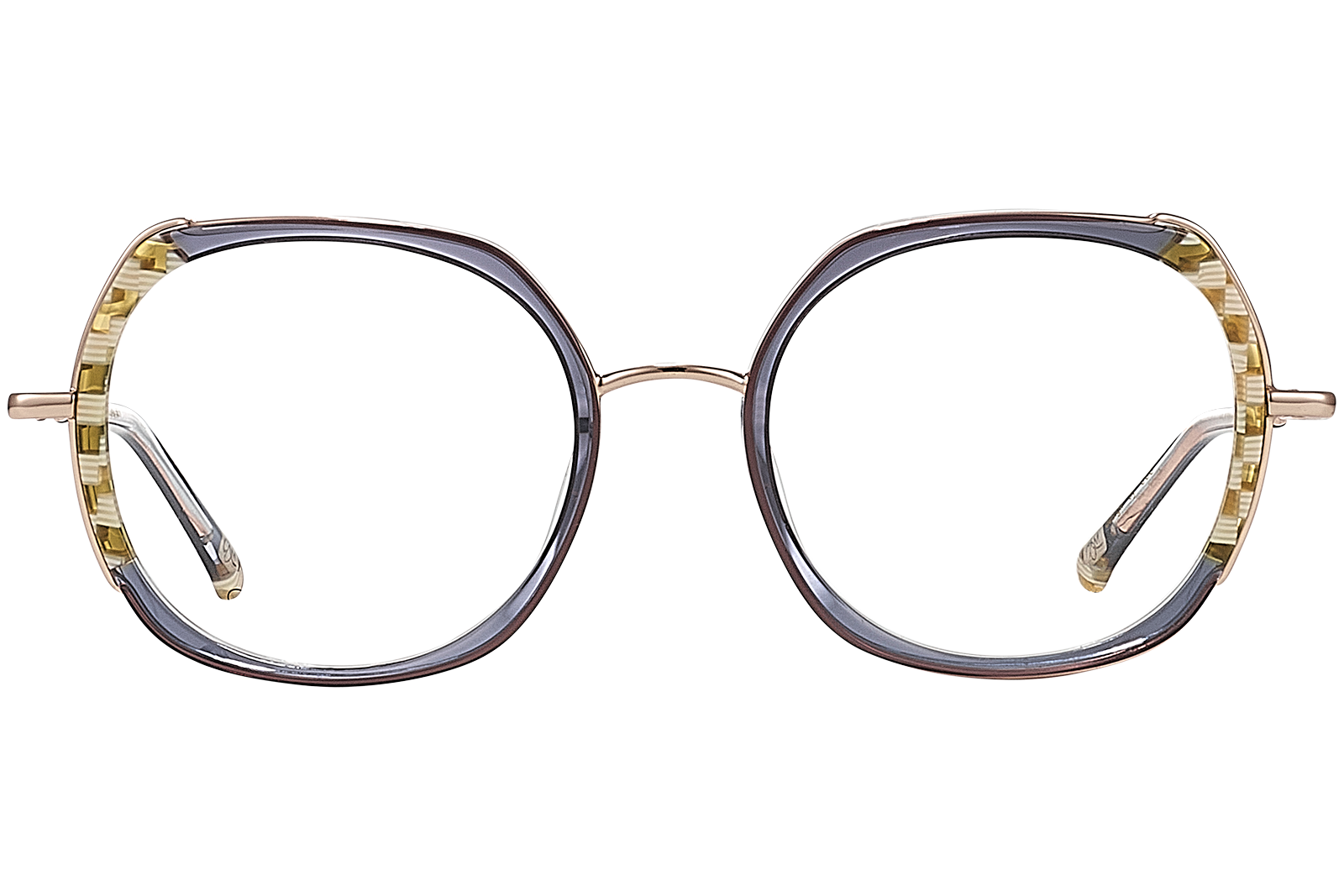 Clémence & Margaux La Florine lunettes de vue Moucheté Bleu femme