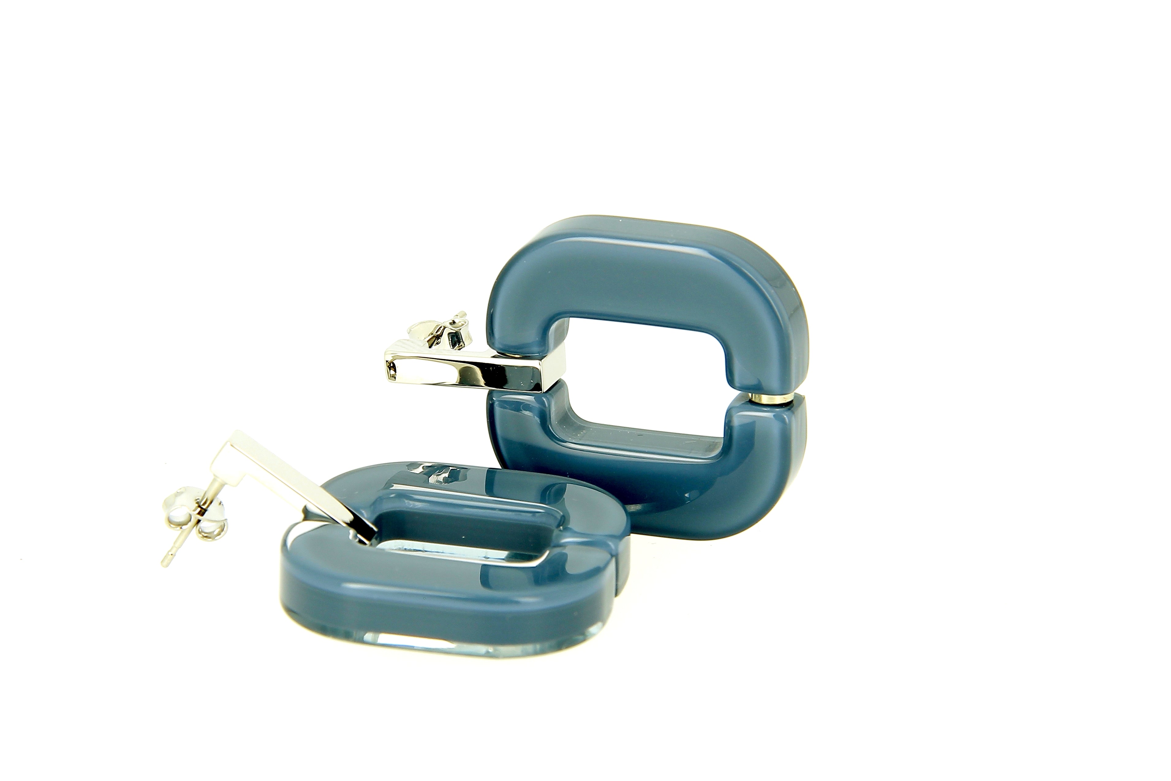 Xavier Derome BO 01 C178 boucles d’oreilles acétate