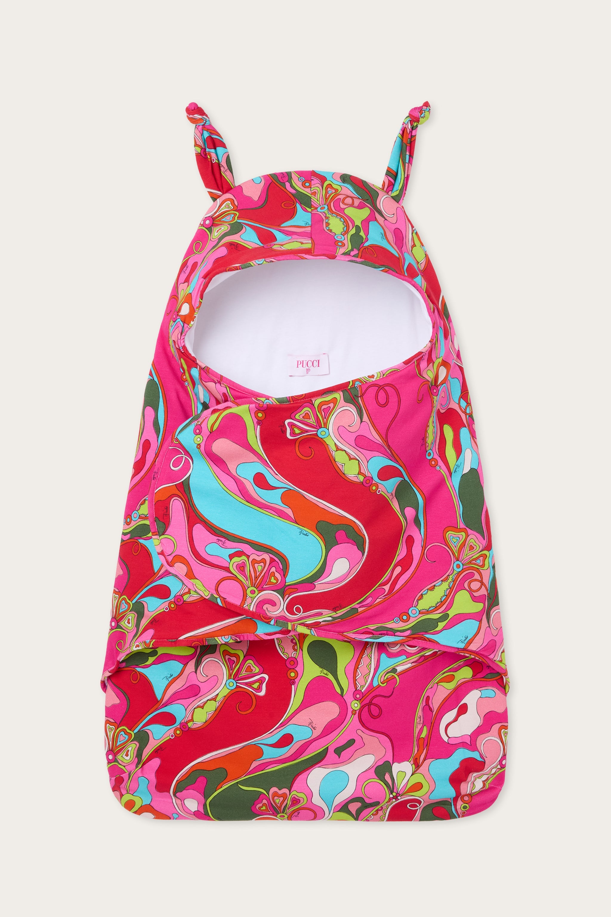 Emilio Pucci Orchidee nid bébé fuchsia coton taille unique