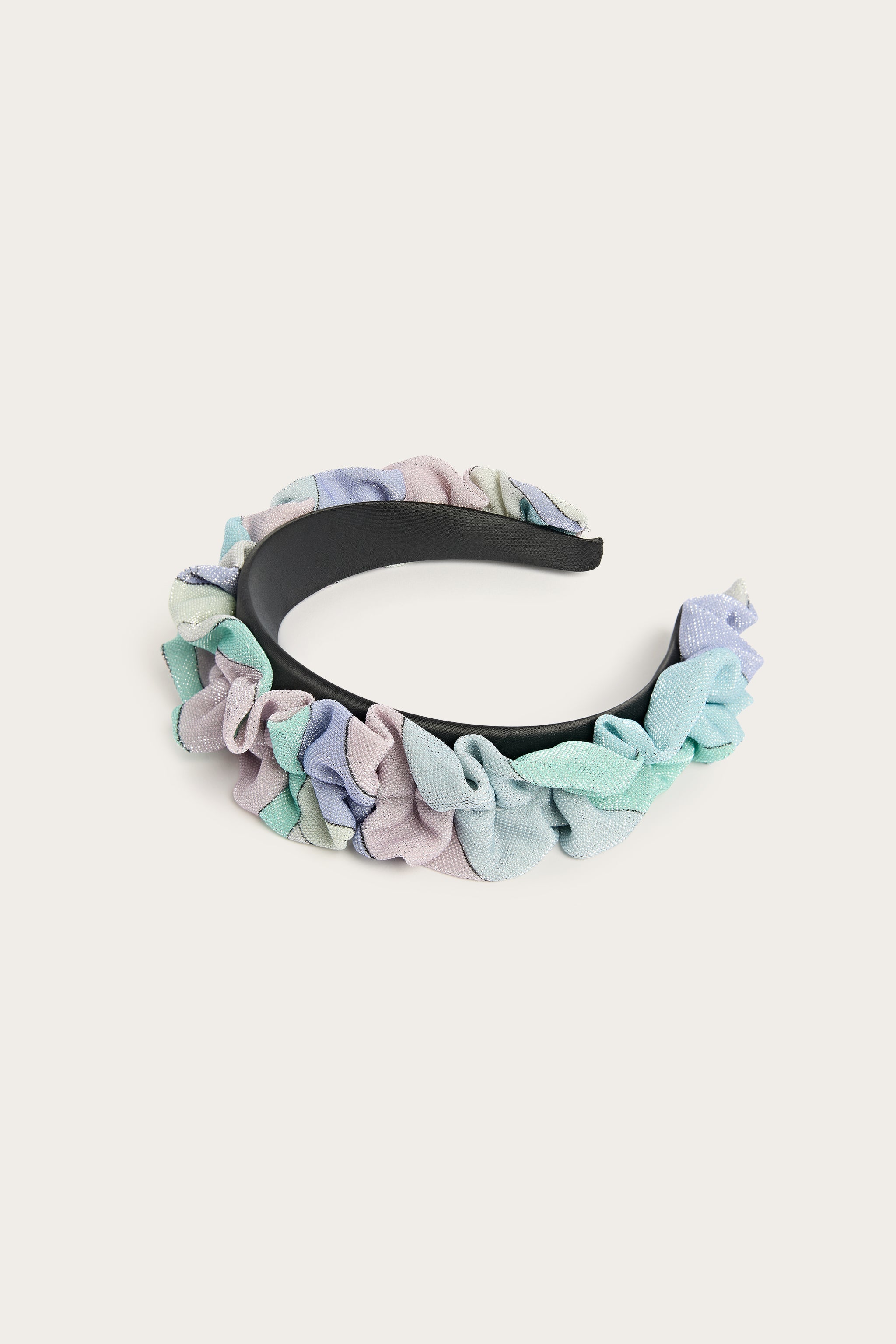 Emilio Pucci Iride serre-tête multicolore argenté OS