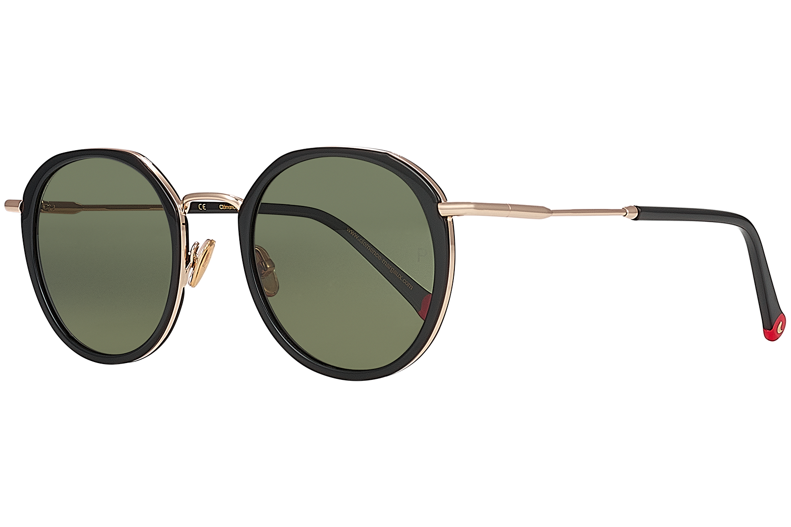 Clémence & Margaux L'Australienne lunettes de soleil Gris & Doré polarisé